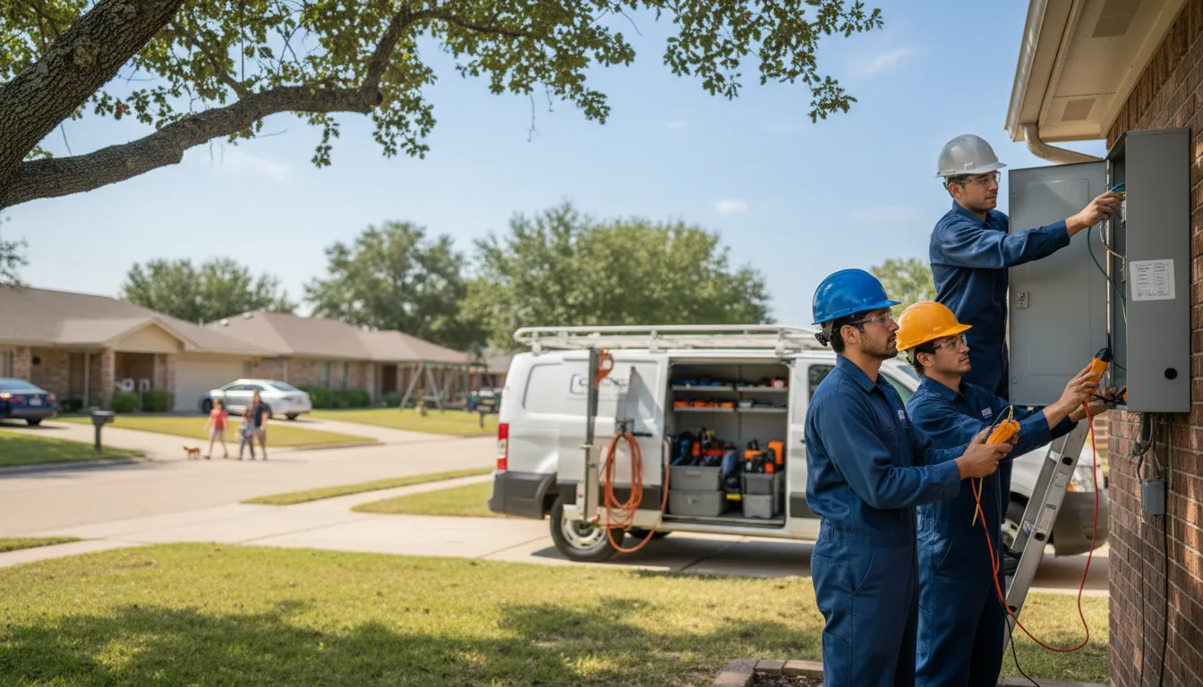 Certified electrician providing emergency electrical services in Fontana, KS